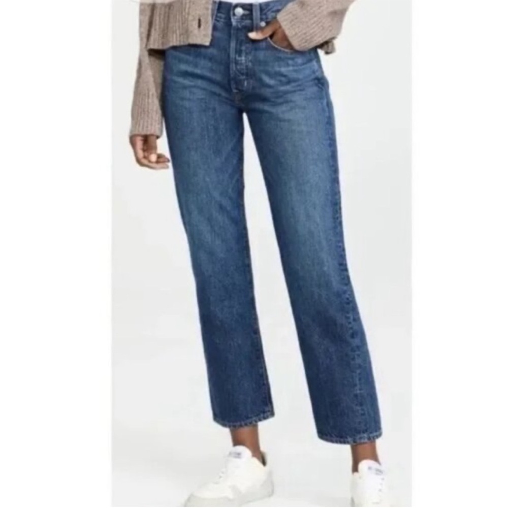 Edwin Anthropologie Kali Ankle Vintage Straight in Wipeout Size 30 - Picture 3 of 10